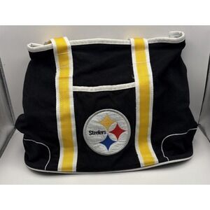 Pittsburgh Steelers Tote Purse Bag NFL Football Team Logo Black/Yellow